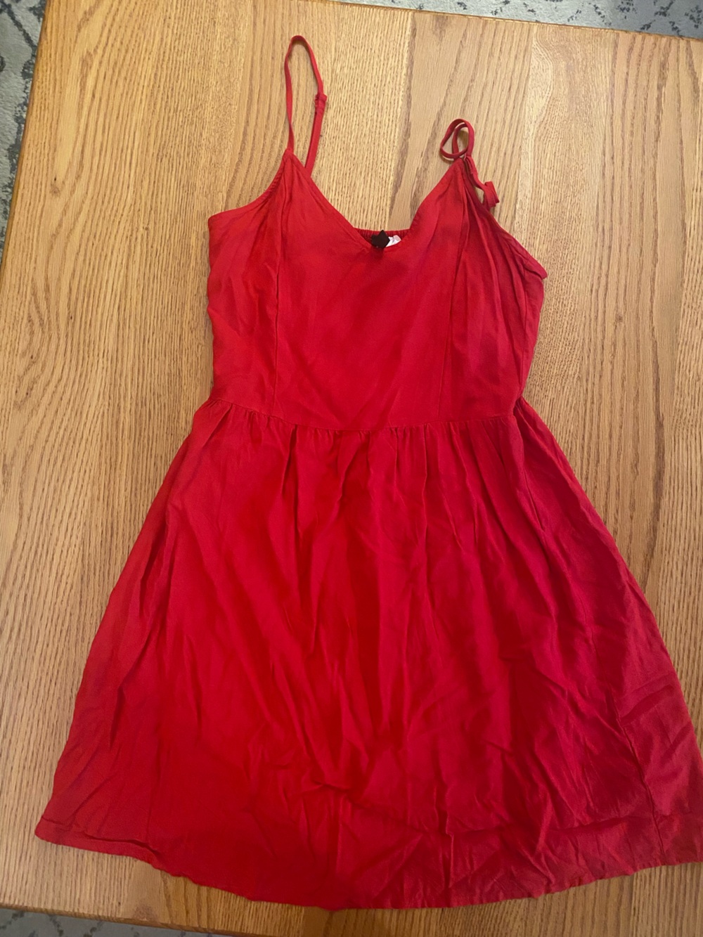 H&M Red Sleeveless Sundress